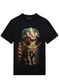 FesFas egyptian cat-print | Áo Thun | Nam | Màu Đen