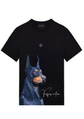 FesFas doberman-print | Áo Thun | Nam | Màu Đen