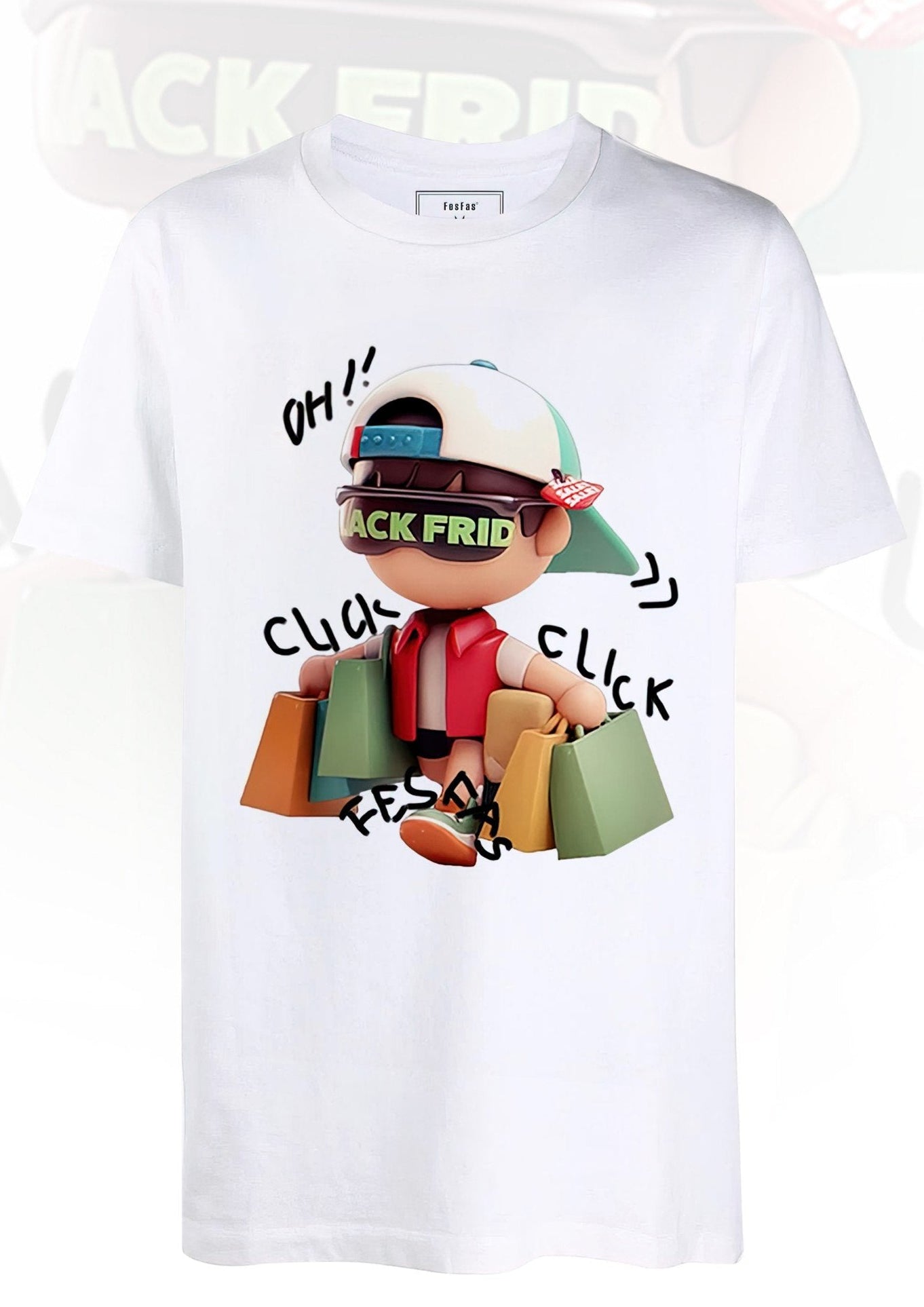 FesFas boy-print T-shirt | White | Men