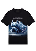 FesFas Bulldog-print | Áo Thun | Nam | Màu Đen