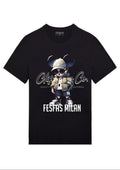 FesFas Mickey-print | Áo Thun | Nam | Màu Đen