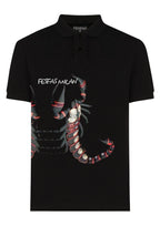 FesFas Scorpion-print | Áo Polo | Nam | Màu Đen