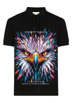 FesFas Eagle-print | Áo Polo | Nam | Màu Đen