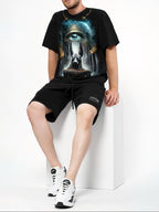 FesFas anubis-print | Áo Thun | Nam | Màu Đen