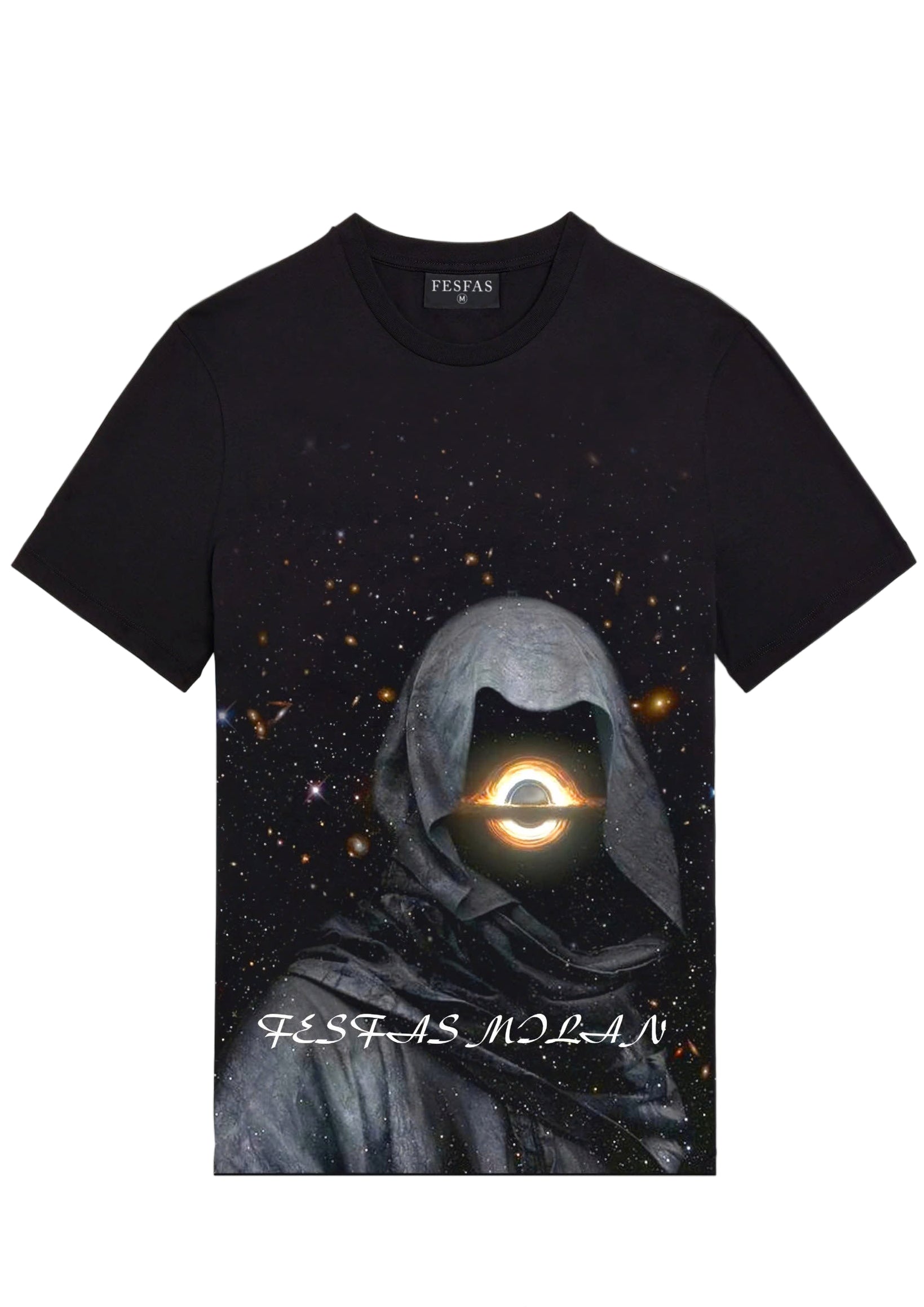 FesFas universe-print | Áo Thun | Nam | Màu Đen