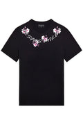 FesFas flowers-print | Áo Thun | Nam | Màu Đen