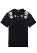 FesFas flowers-print | Áo Thun | Nam | Màu Đen