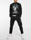 FesFas Medusa-print Sweatshirt Set | Black | Men