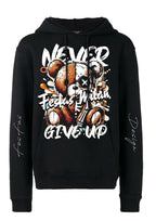 FesFas teddy bear-print Hoodie | Black | Men