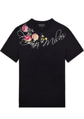 FesFas flowers-print | Áo Thun | Nam | Màu Đen