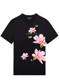 FesFas flowers-print | Áo Thun | Nam | Màu Đen