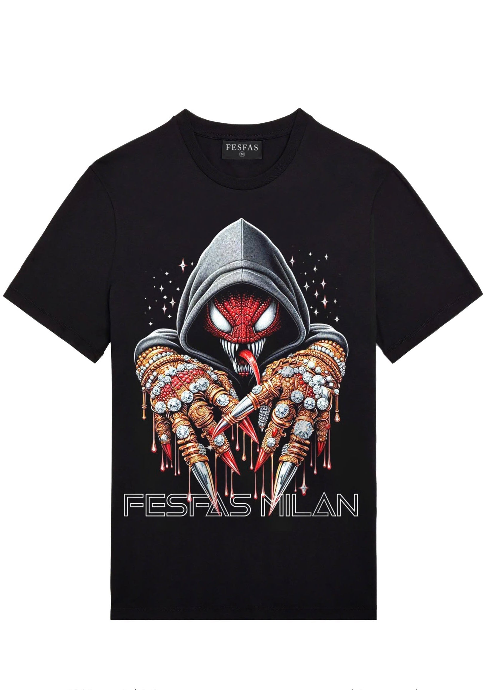 FesFas venom-print | Áo Thun | Nam | Màu Đen