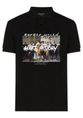 FesFas "Make History"-print | Áo Polo | Nam | Màu Đen