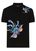 FesFas Peacock-print | Áo Polo | Nam | Màu Đen