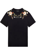 FesFas flowers-print | Áo Thun | Nam | Màu Đen