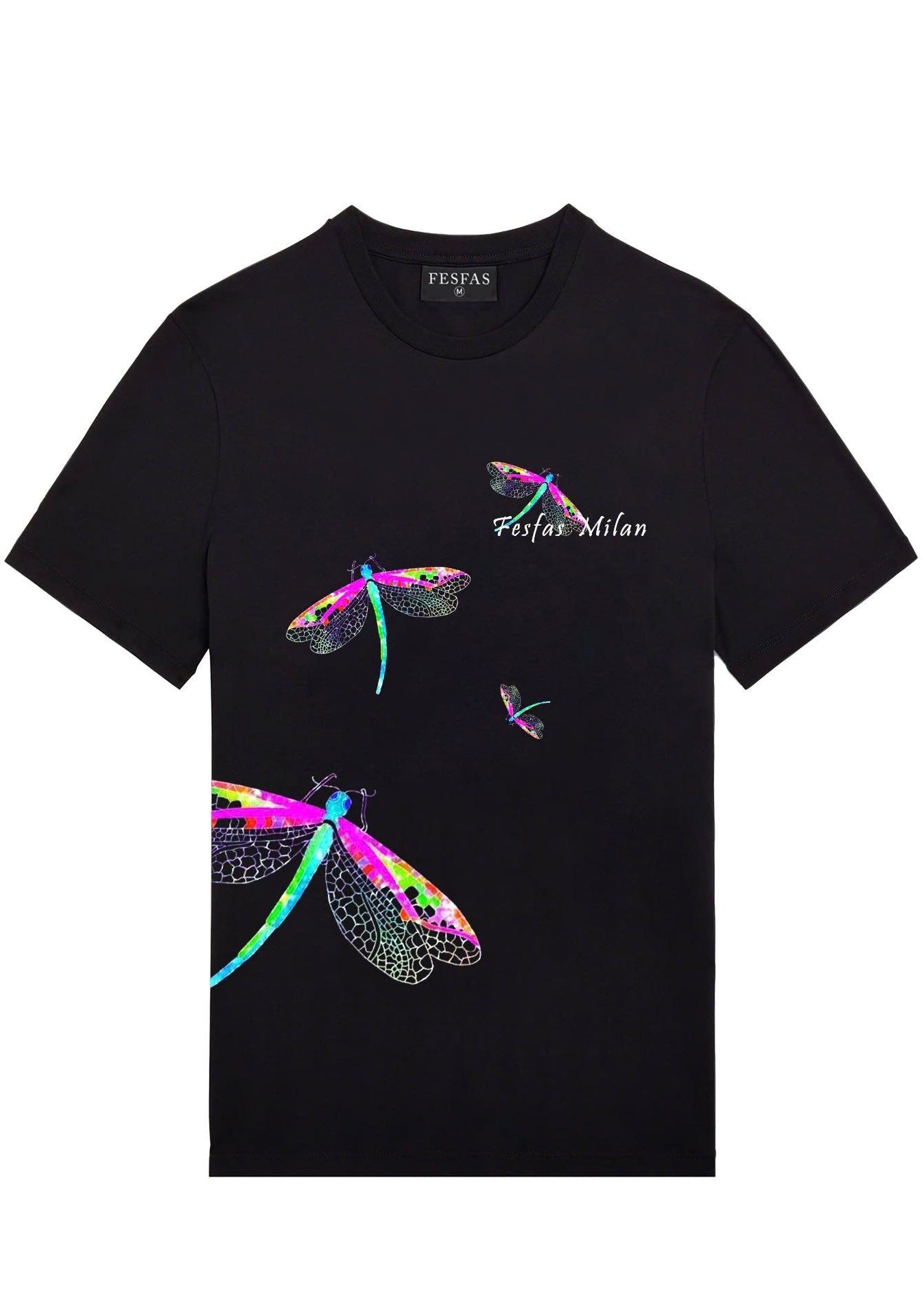 FesFas dragonfly-print | Áo Thun | Nam | Màu Đen