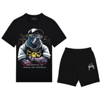 FesFas bulldog-print | Bộ T-Shirt | Nam | Màu Đen
