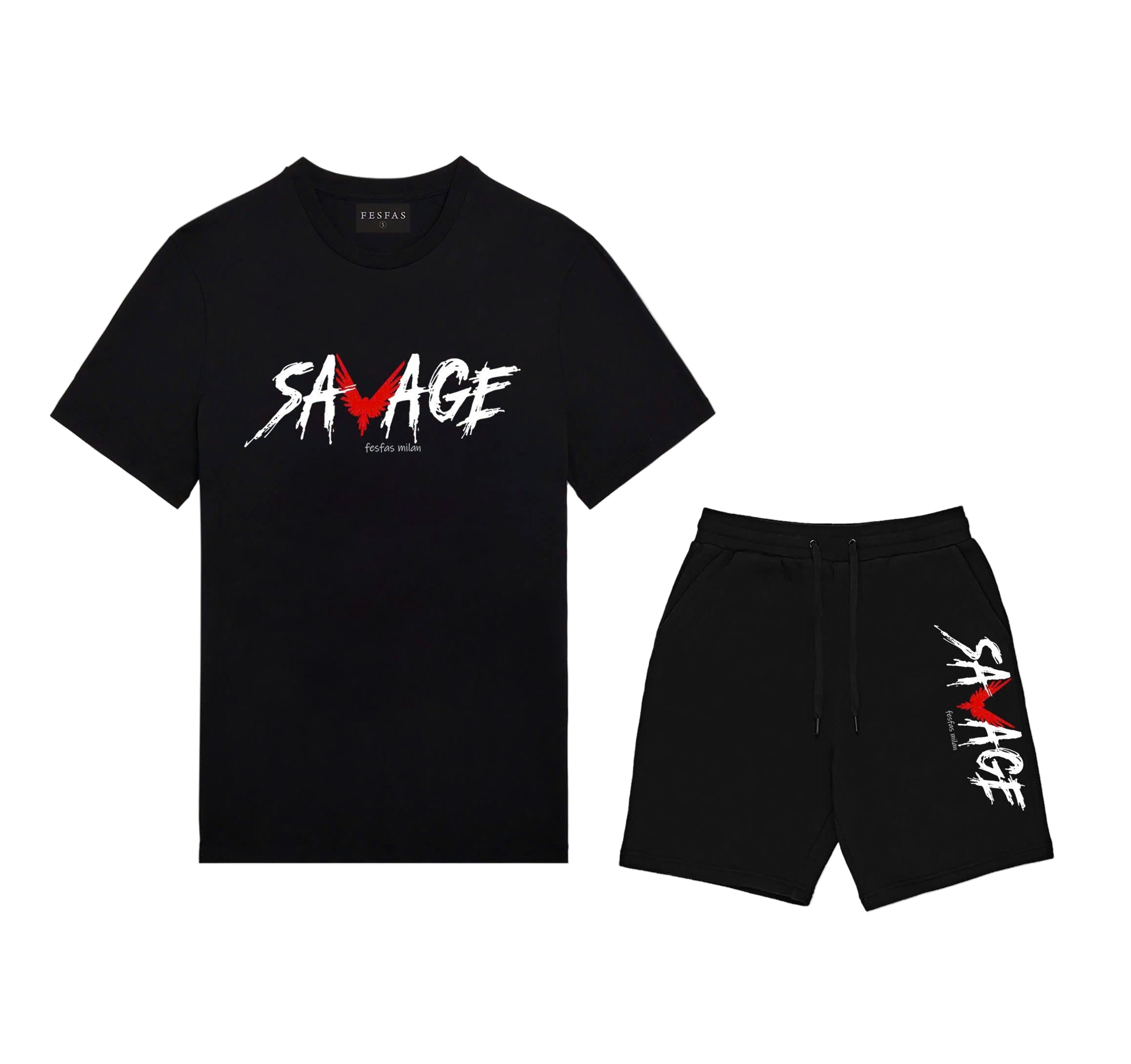 FesFas Drawstring Shorts | Men | Black