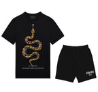 FesFas Snake-print | Áo Thun | Nam | Màu Đen