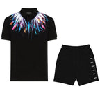 FesFas desert eagle-print | Bộ Polo | Nam | Màu Đen