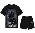 FesFas dark knight-print | Bộ T-Shirt | Nam | Màu Đen