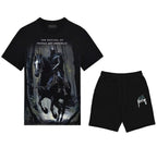 FesFas dark knight-print | Bộ T-Shirt | Nam | Màu Đen