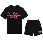 FesFas snake-print | Bộ T-Shirt | Nam | Màu Đen
