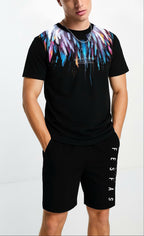 FesFas desert eagle-print | Bộ T-Shirt | Nam | Màu Đen