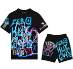 FesFas graphic-print | Bộ T-Shirt | Nam | Màu Đen
