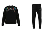FesFas Graphic-print Sweatshirt Set | Black | Men