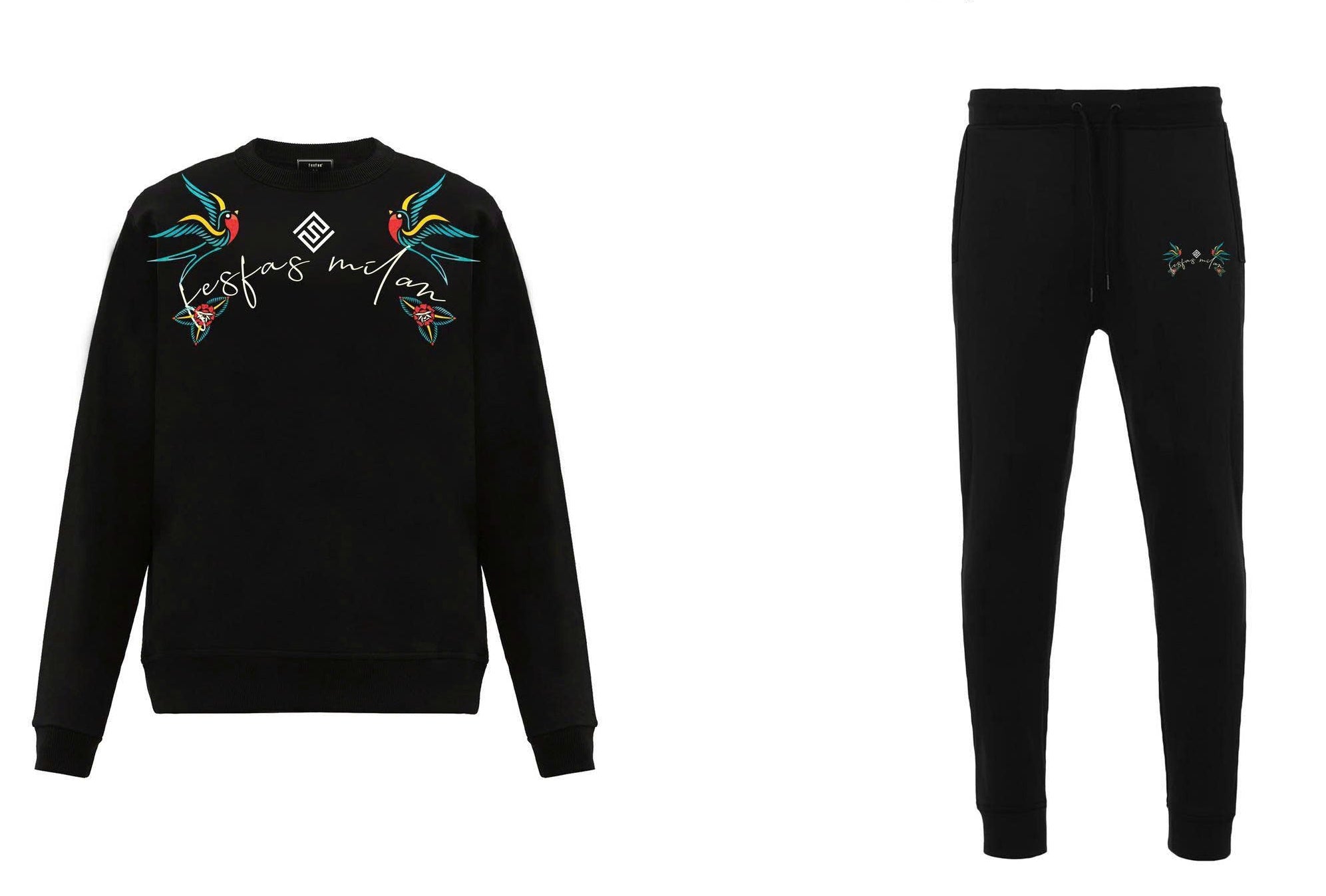 FesFas Drawstring Joggers | Men | Black