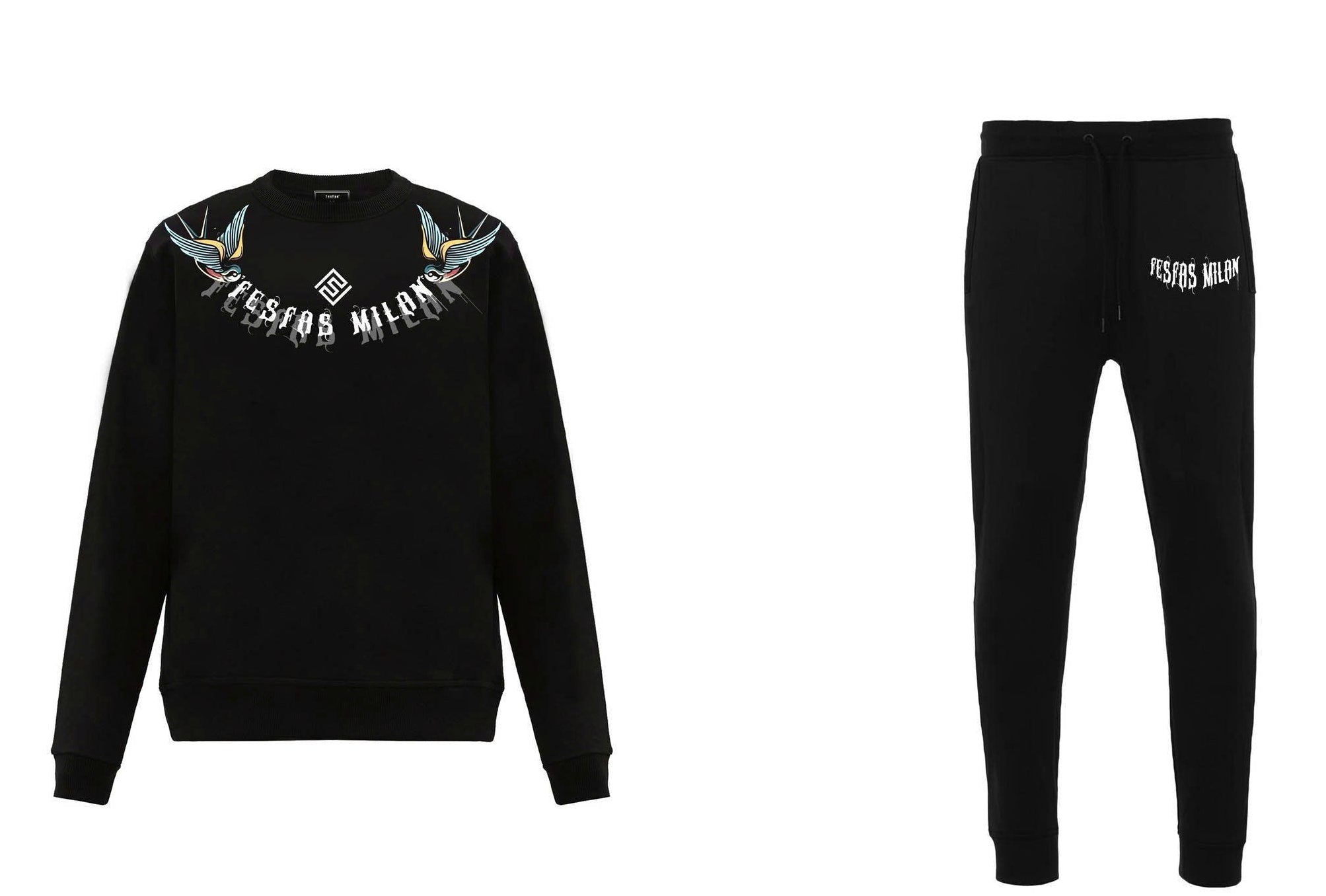 FesFas Drawstring Joggers | Men | Black