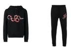 FesFas Snake-print Hoodie Set | Black | Men