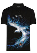 FesFas blue eagle-print | Áo Polo | Nam | Màu Đen