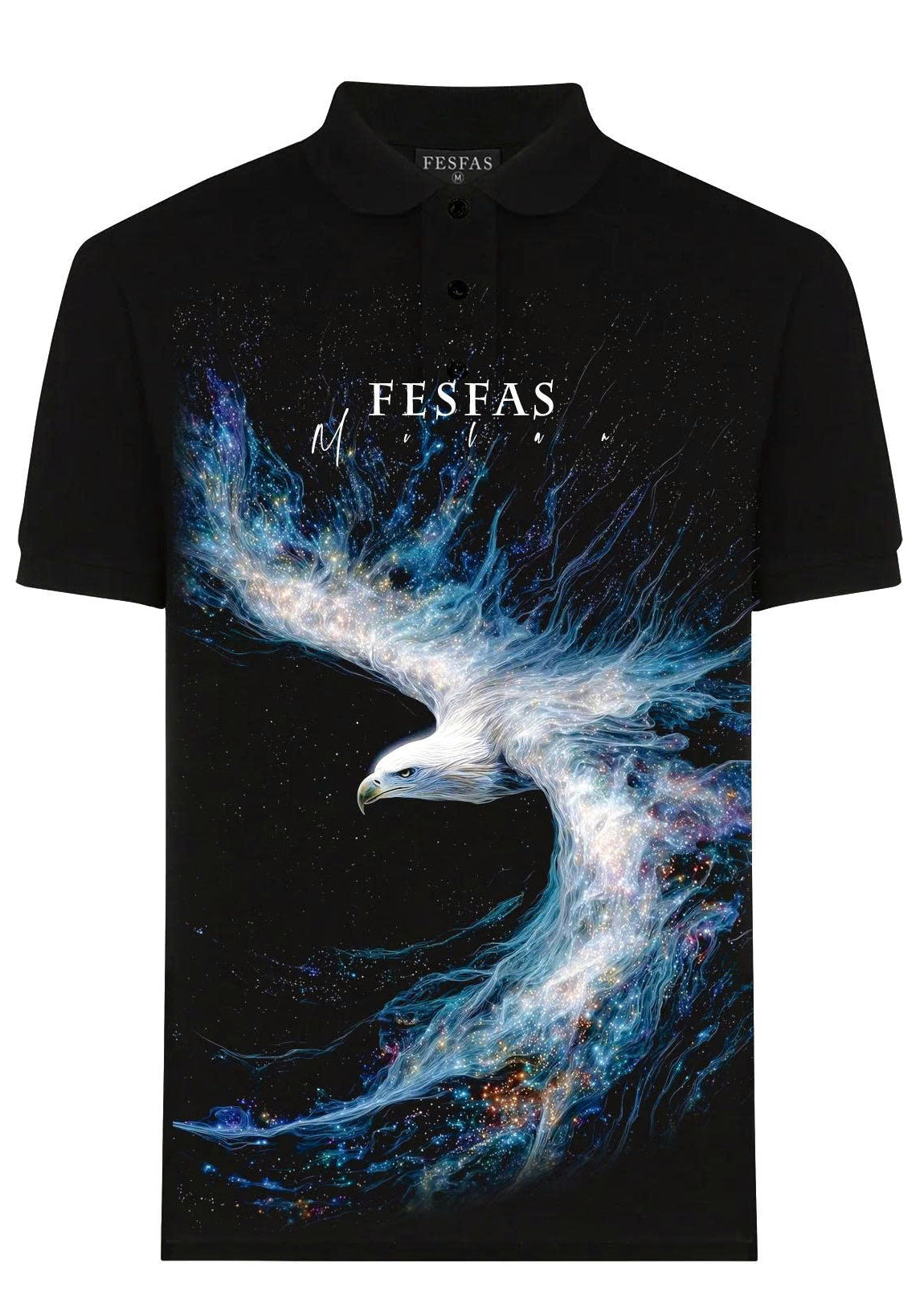 FesFas blue eagle-print | Áo Polo | Nam | Màu Đen