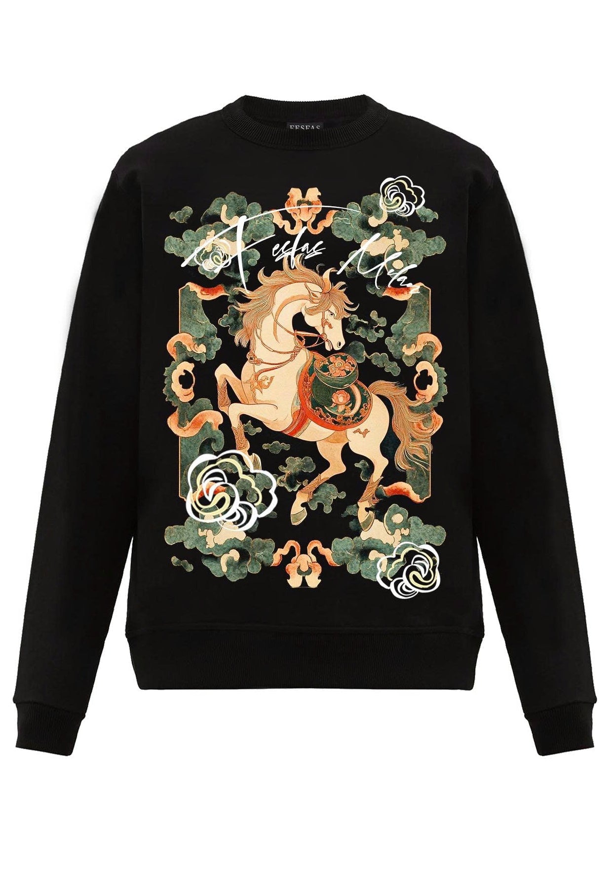 FesFas horse-print Sweatshirt | Black | Men