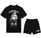 FesFas Bear-print | Áo Thun | Nam | Màu Đen