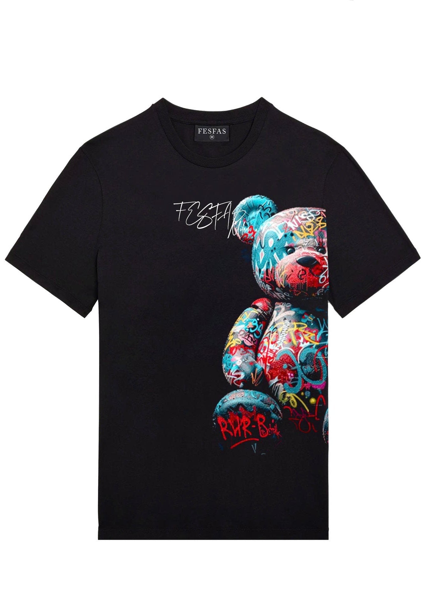FesFas colorful bear-print | Áo Thun | Nam | Màu Đen