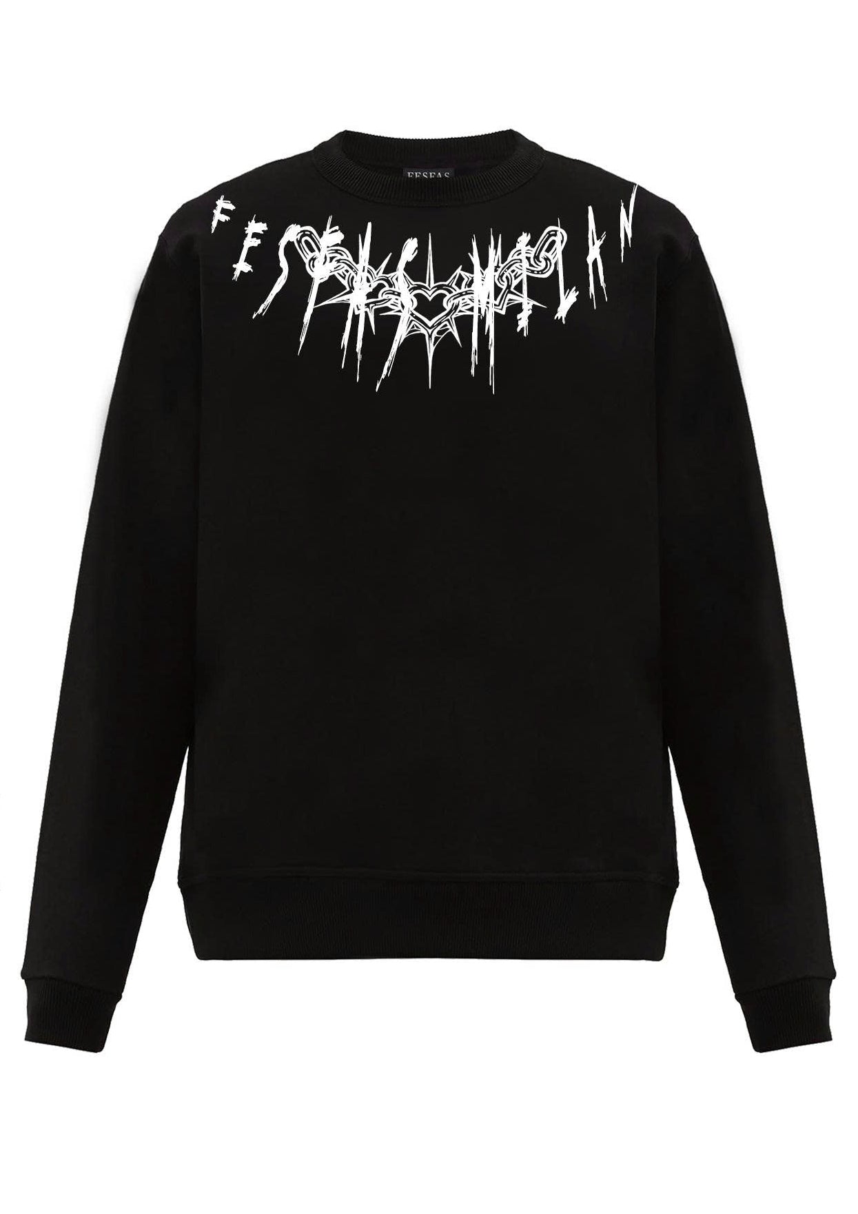 FesFas graphic-print Sweatshirt | Black | Men