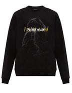 FesFas panther-print Sweatshirt | Black | Men
