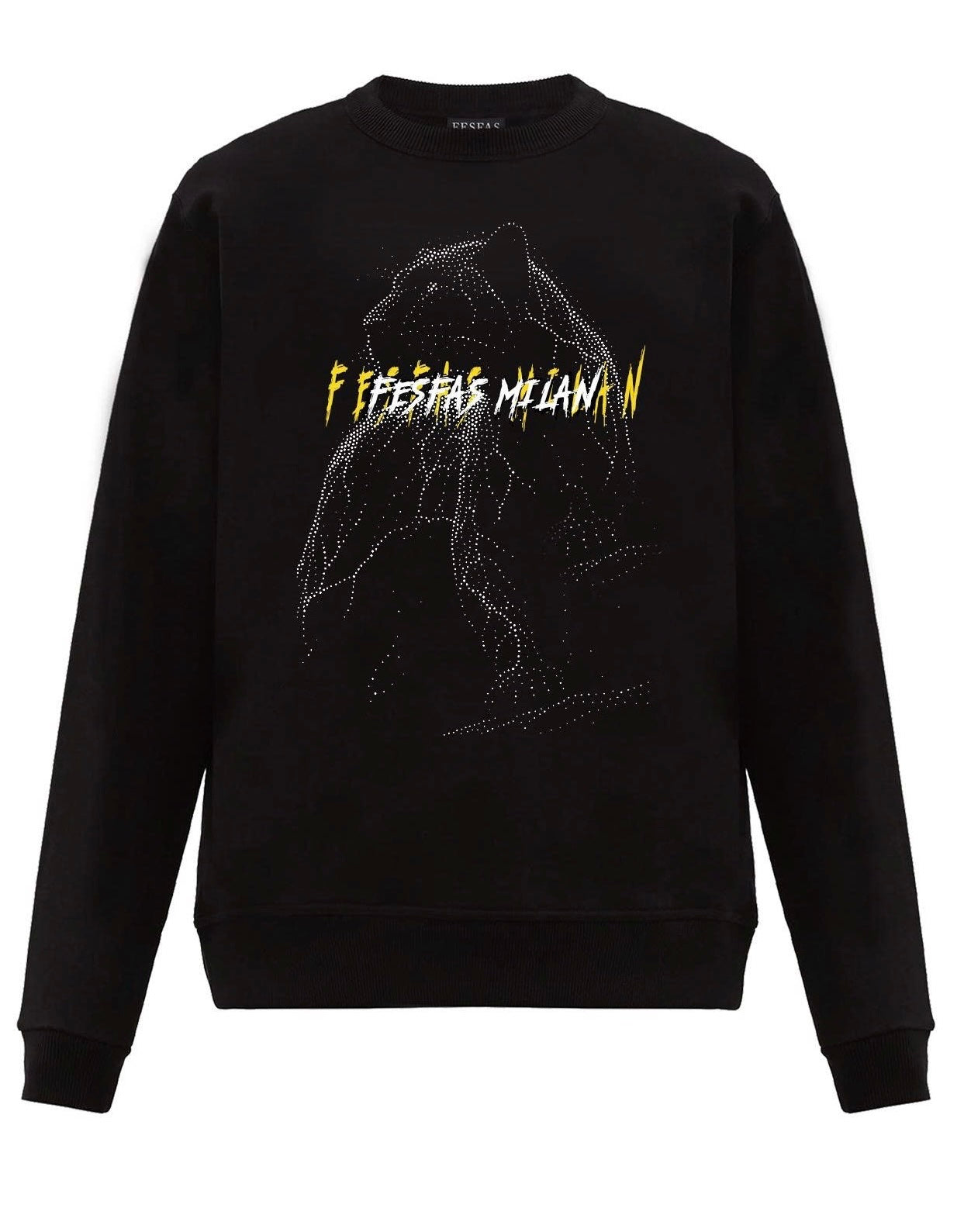 FesFas panther-print Sweatshirt | Black | Men