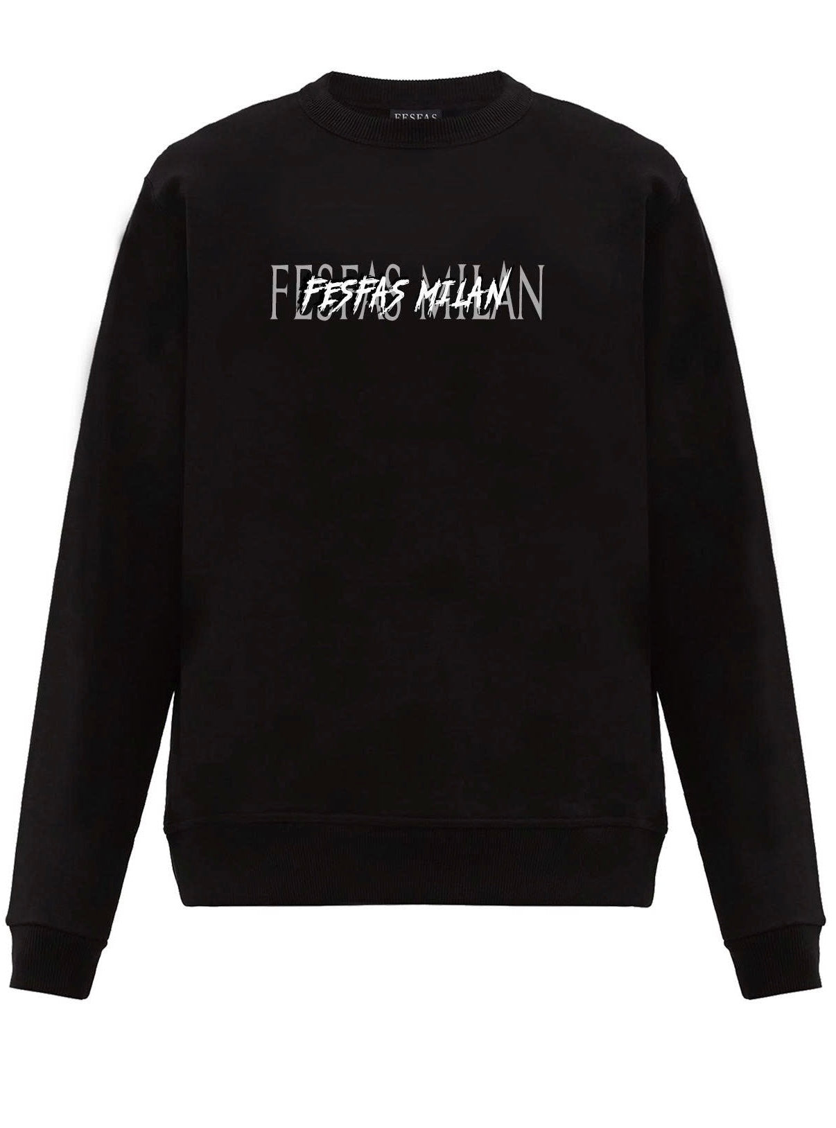 FesFas graphic-print Sweatshirt | Black | Men