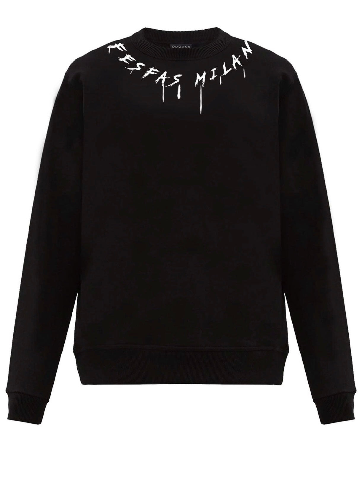 FesFas graphic-print Sweatshirt | Black | Men