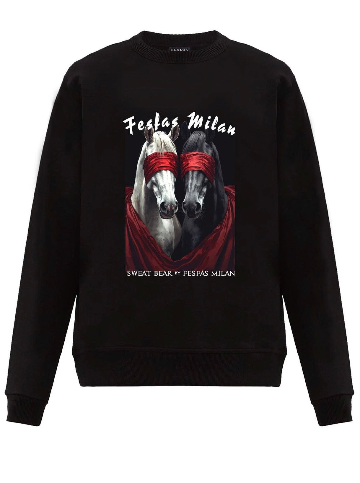 FesFas horse-print Sweatshirt | Black | Men