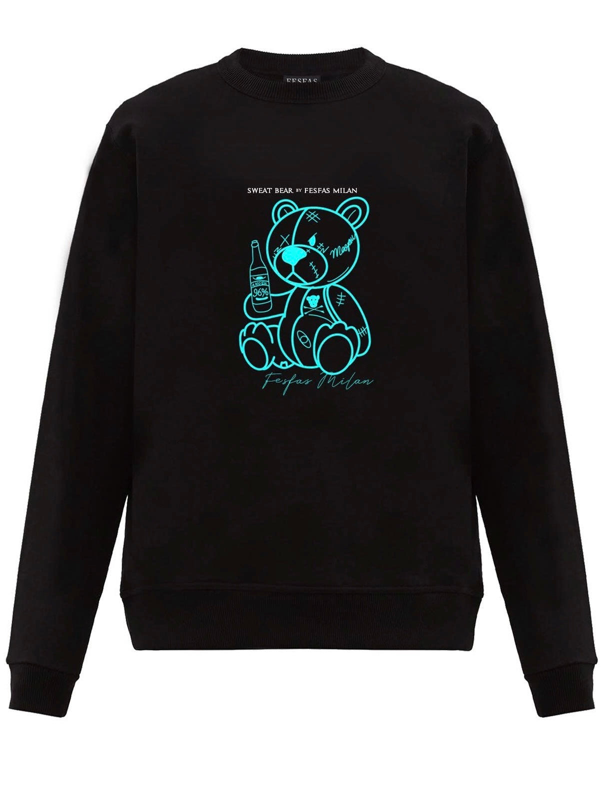 FesFas bear-print Sweatshirt | Black | Men