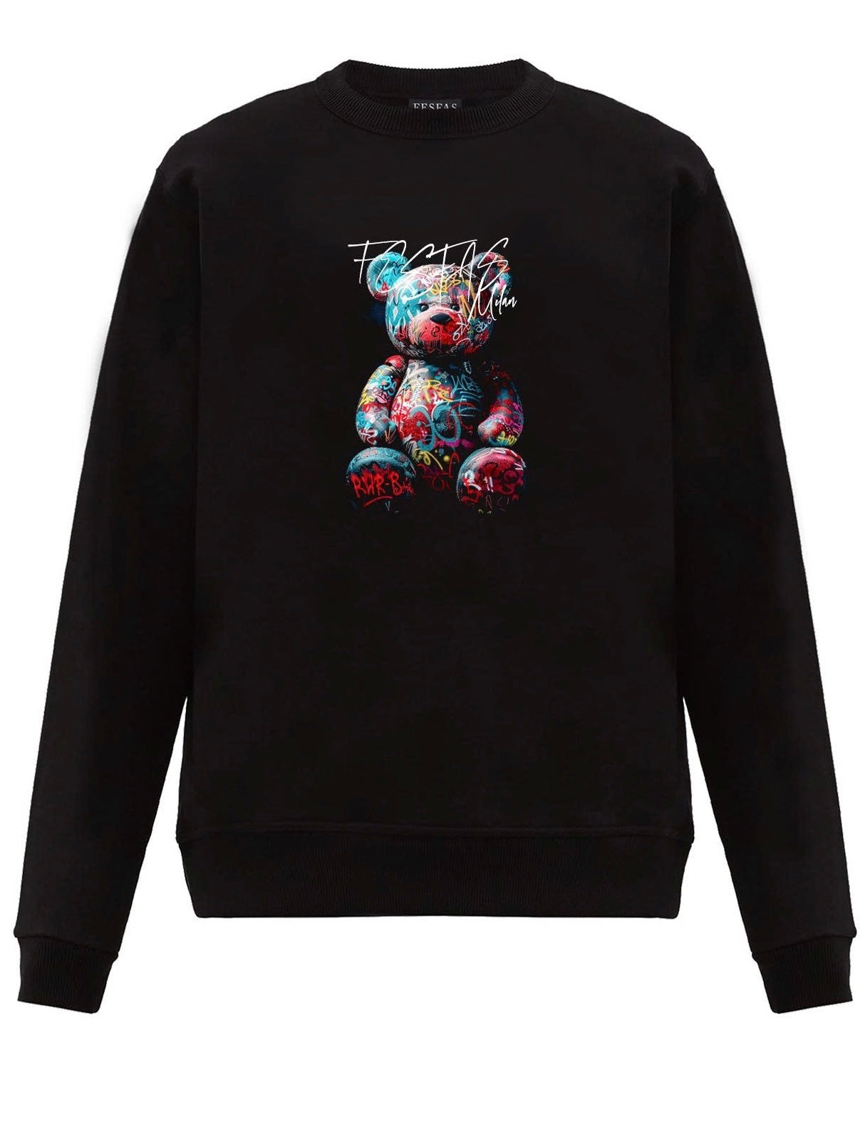 FesFas colorful bear-print Sweatshirt | Black | Men