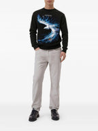 FesFas Eagle-print Sweatshirt | Black | Men