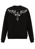 FesFas graphic-print Sweatshirt | Black | Men