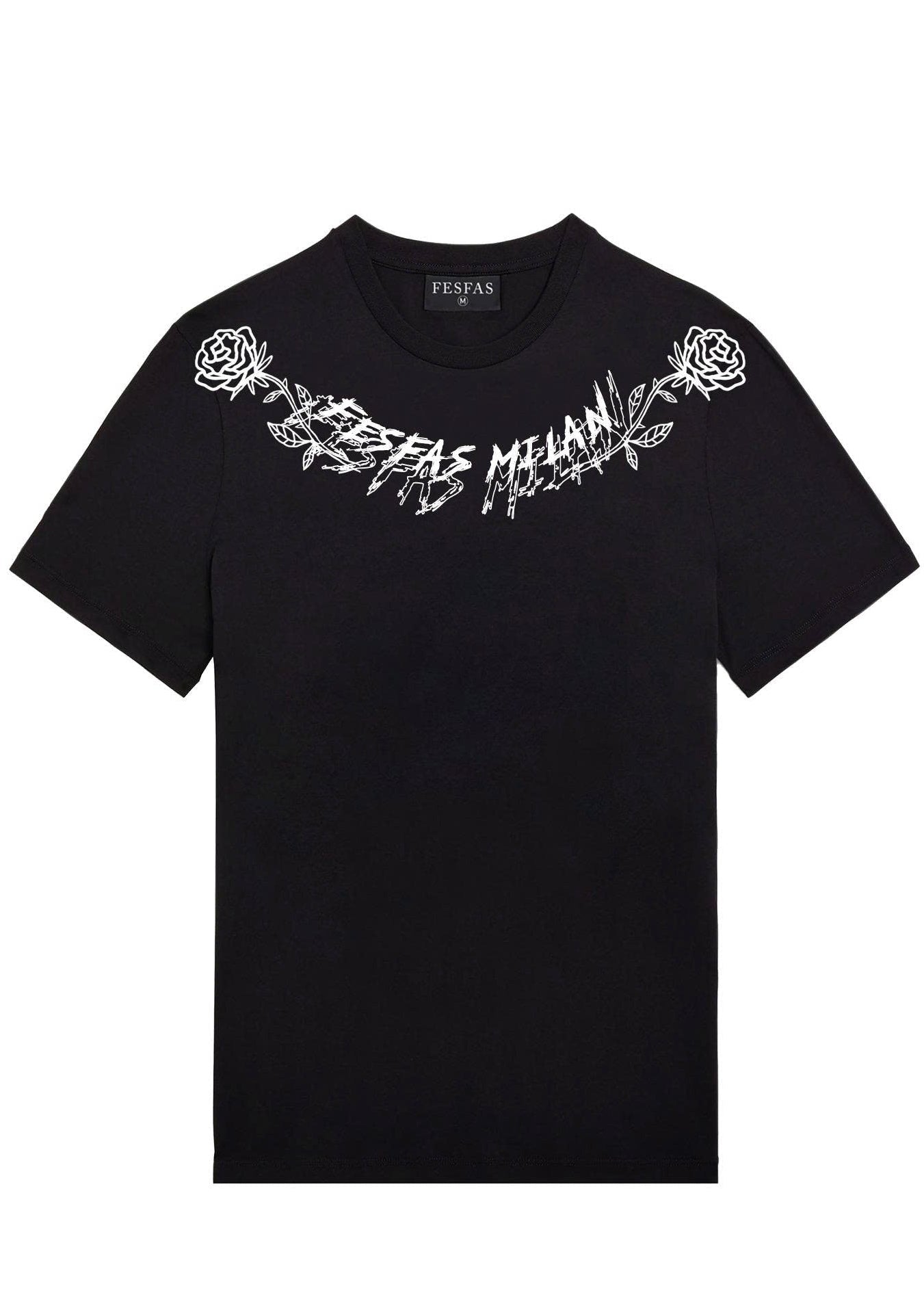 FesFas graphic-print | Áo Thun | Nam | Màu Đen