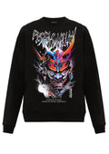 FesFas samurai-print Sweatshirt | Black | Men